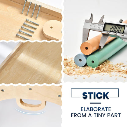 Pikler Triangle Set Wooden