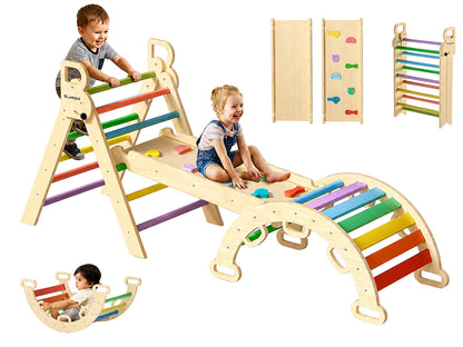 Pikler Triangle Set Wooden