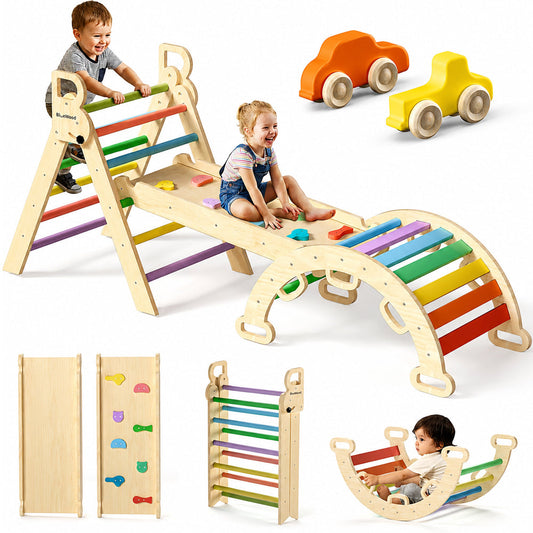 Pikler Triangle Set Wooden