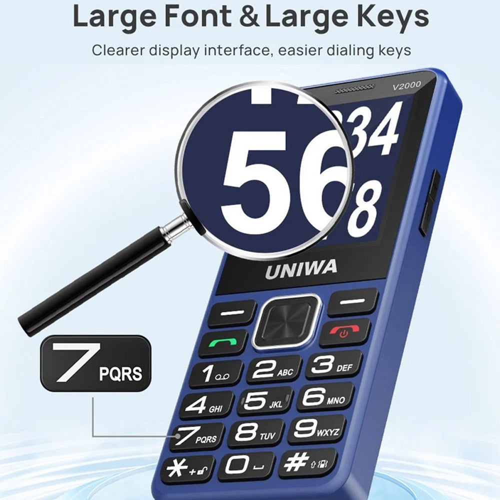 4G Elderly Mobile Phone, SOS Button, Big Button