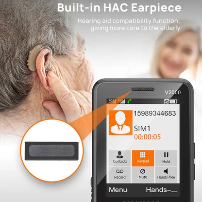 4G Elderly Mobile Phone, SOS Button, Big Button