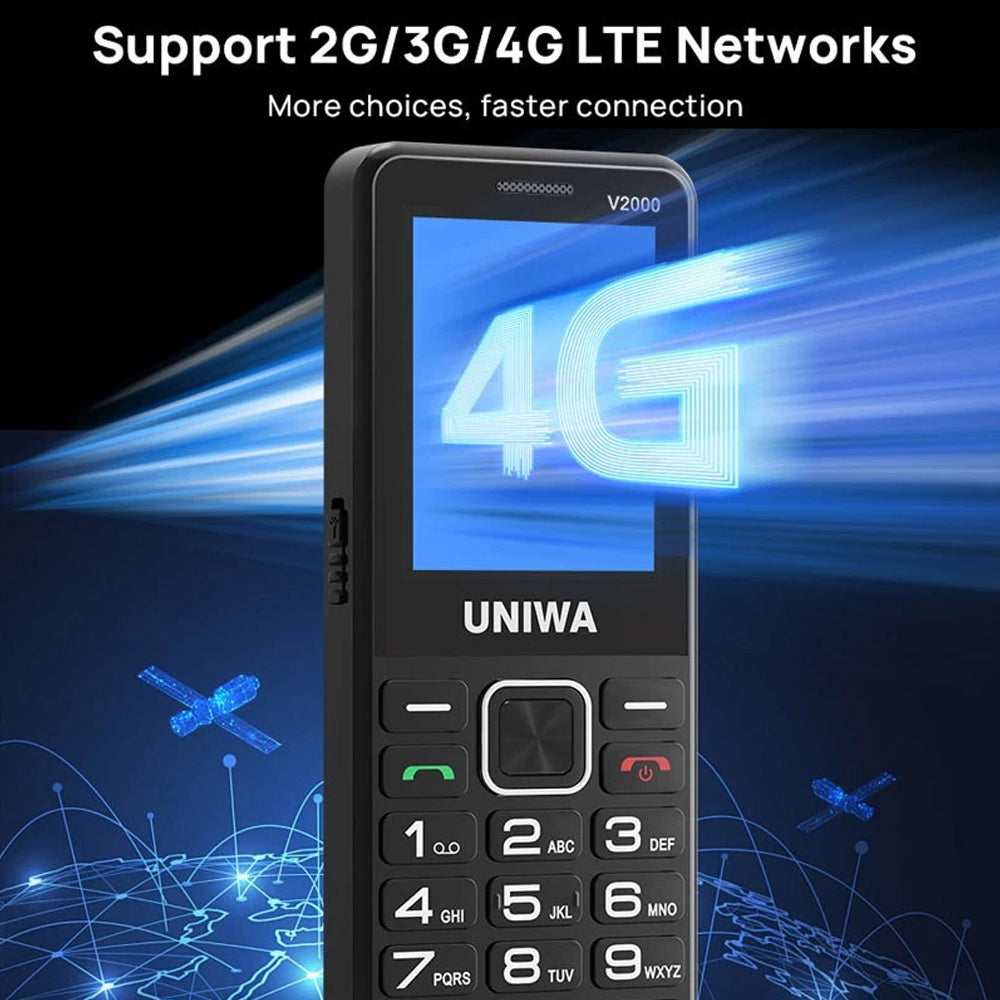 4G Elderly Mobile Phone, SOS Button, Big Button