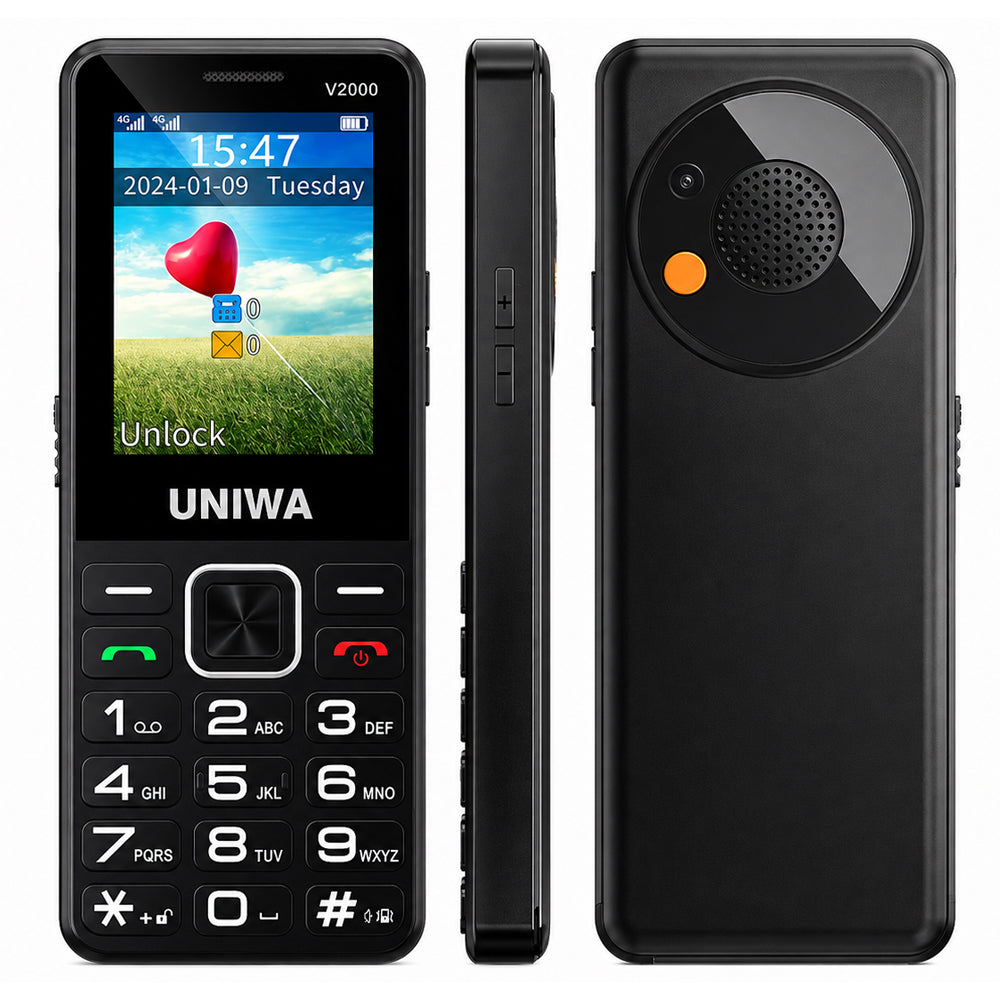 4G Elderly Mobile Phone, SOS Button, Big Button