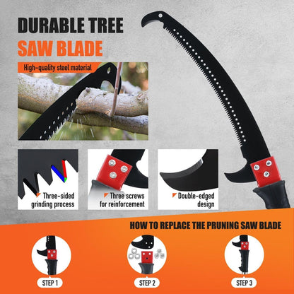 Manual Pole Saw Extendable Tree Pruner