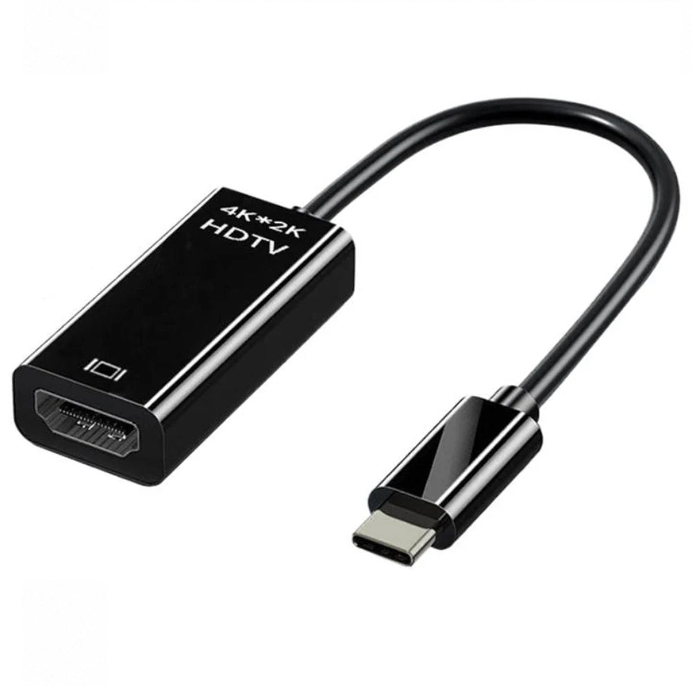 USB-C to HDMI 4K Adapter Cable HDTV Converter