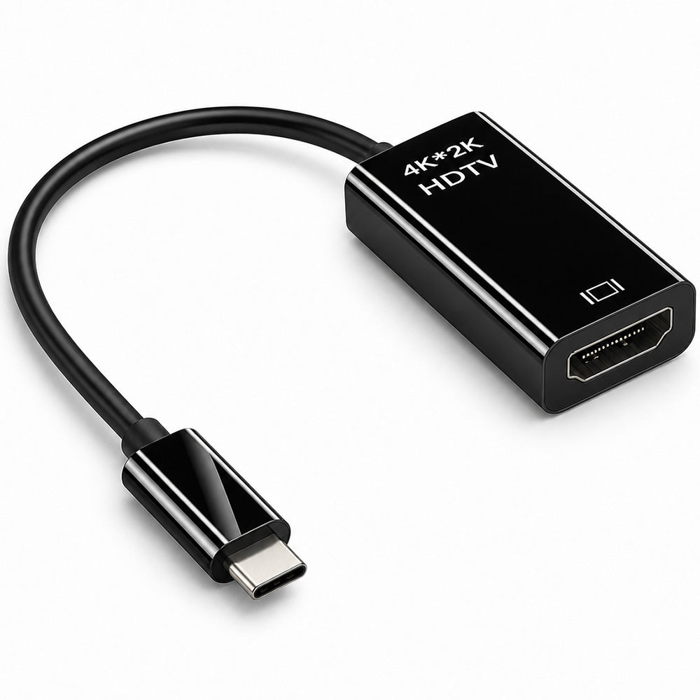 USB-C to HDMI 4K Adapter Cable HDTV Converter