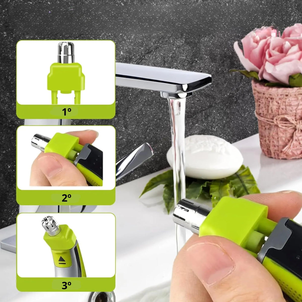 Replacement Nose Hair Trimmer Head for Philips OneBlade