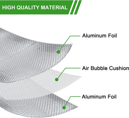Double Layer Aluminium Bubble Foil Insulation (10mx1.2m)