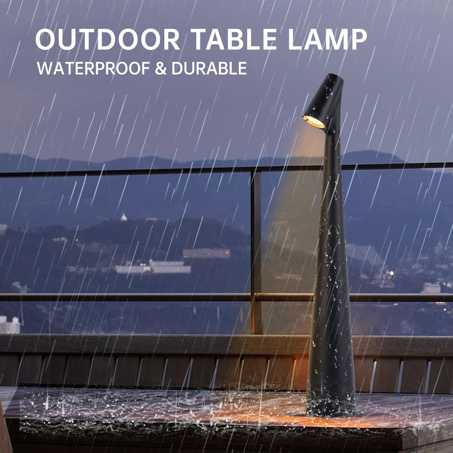 LED Desk Lamp  Cordless Rechargeable