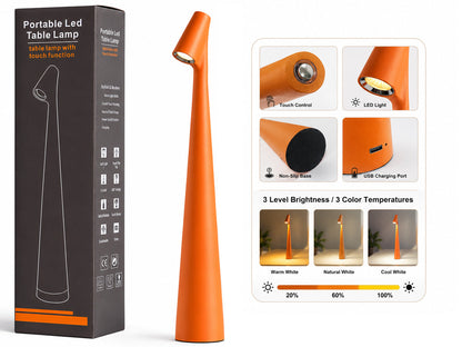 LED Desk Lamp  Cordless Rechargeable