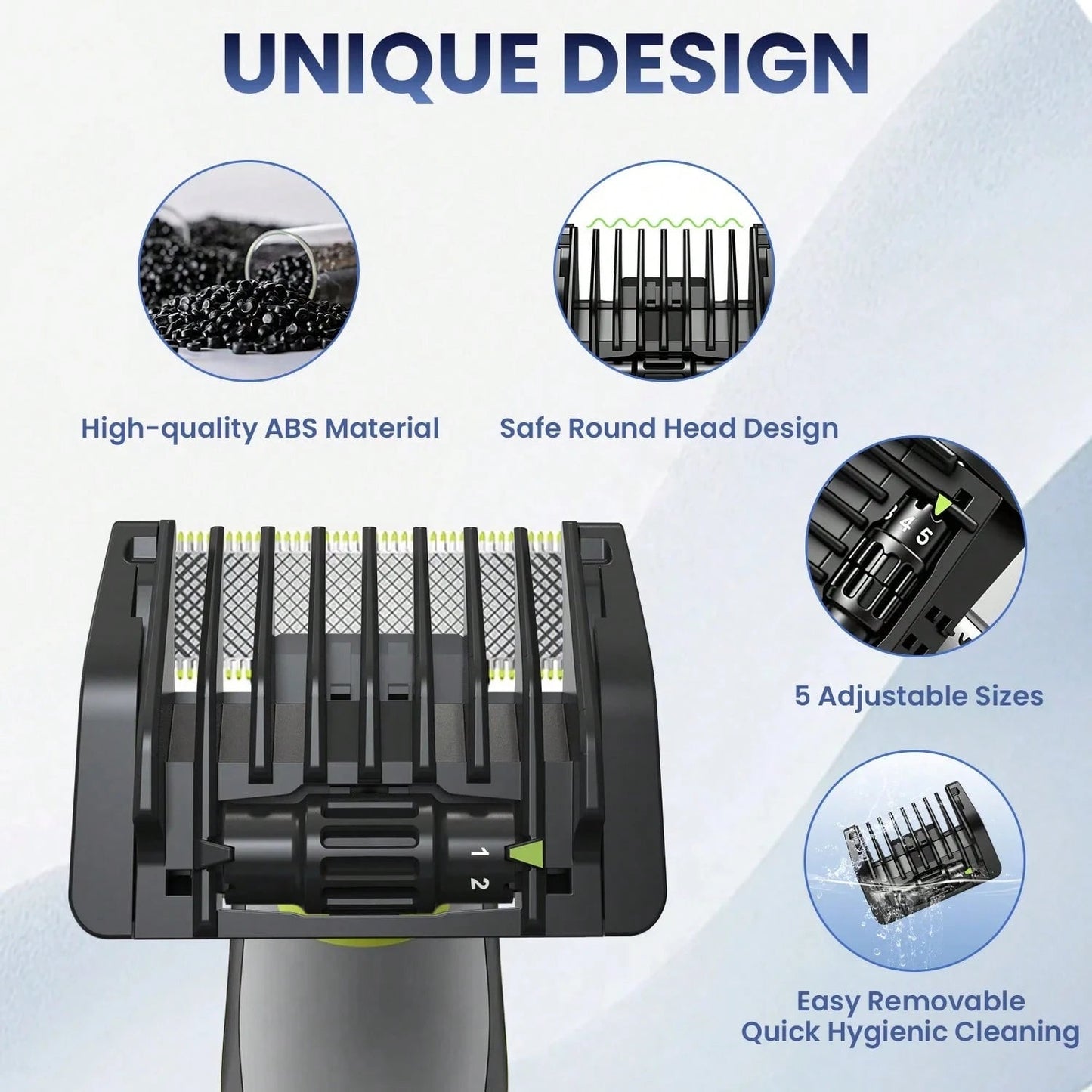 Adjustable Beard Trimmer Guide Comb 1–5mm for OneBlade