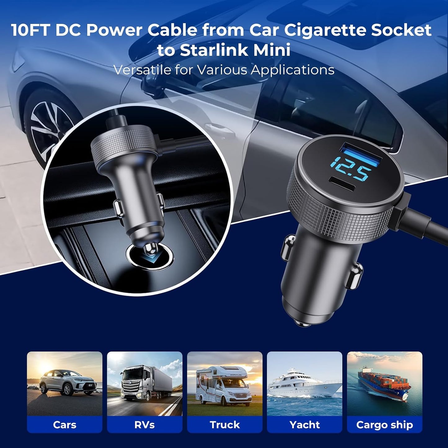 Starlink Mini Car Charger