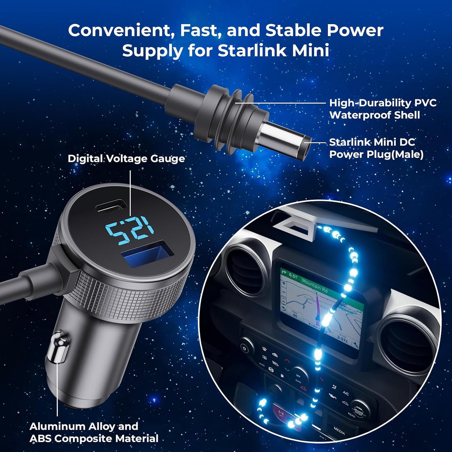 Starlink Mini Car Charger