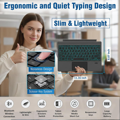 Wireless Microsoft Surface Pro Keyboard Type Cover