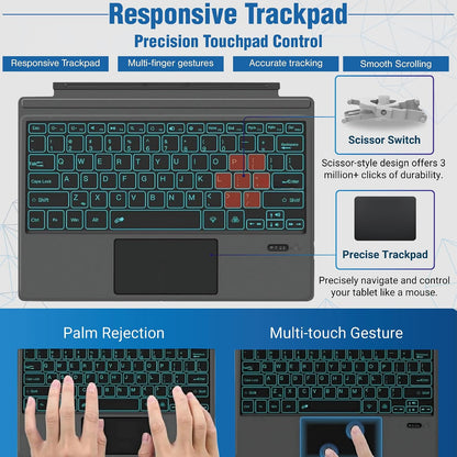Wireless Microsoft Surface Pro Keyboard Type Cover