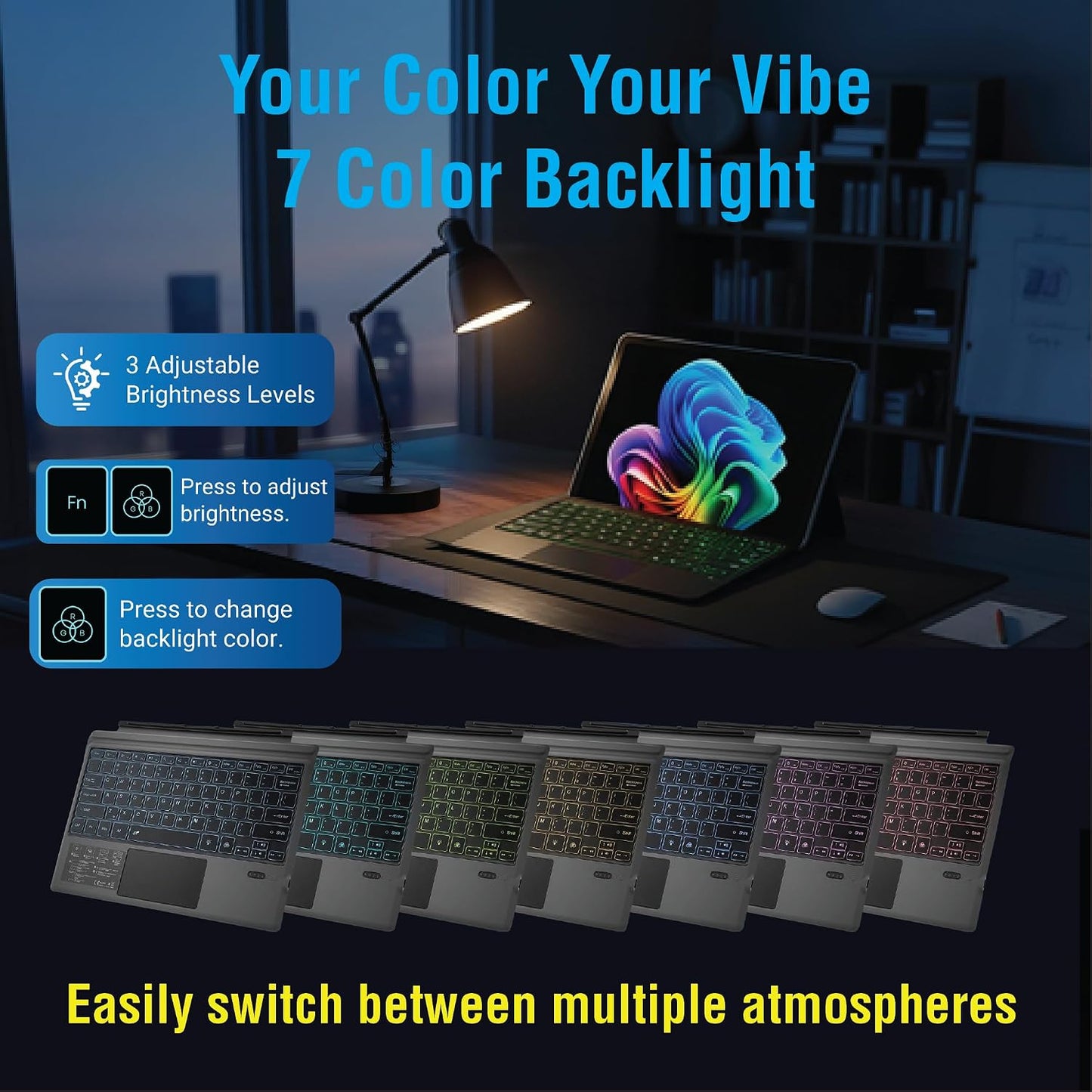 Wireless Microsoft Surface Pro Keyboard Type Cover