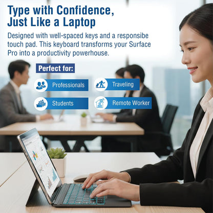 Wireless Microsoft Surface Pro Keyboard Type Cover