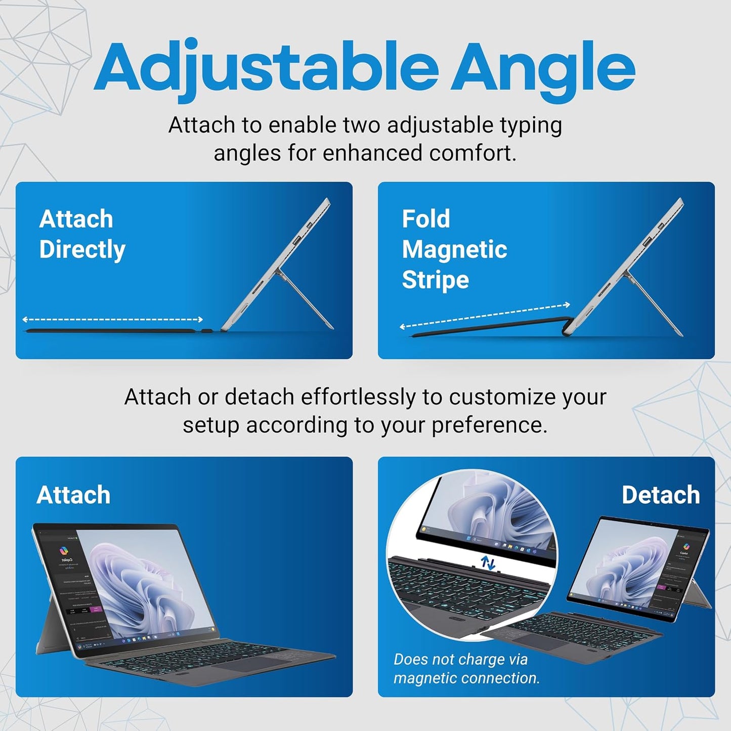 Wireless Microsoft Surface Pro Keyboard Type Cover