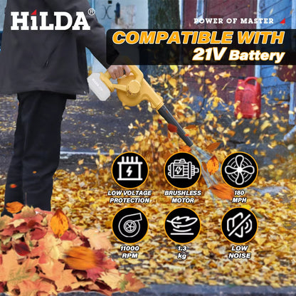 Cordless Leaf Blower Electric Blower 21V