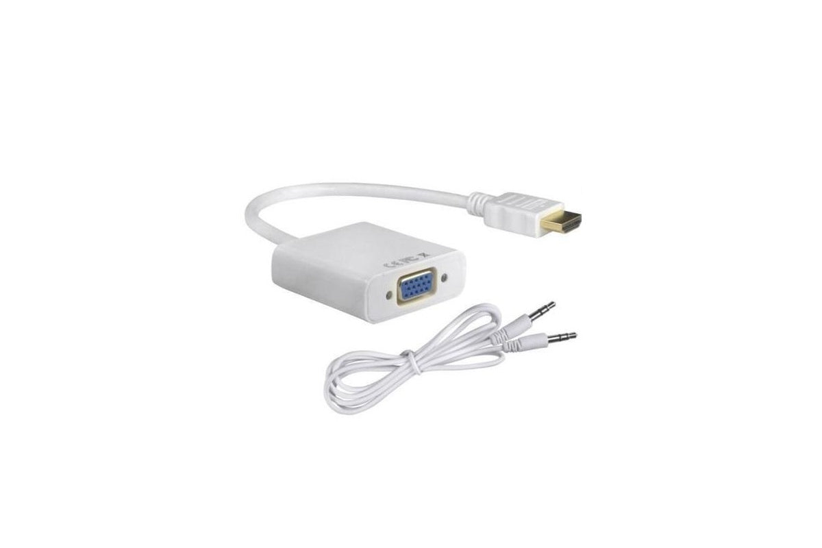 HDMI to VGA Cable Adapter with Audio Cable