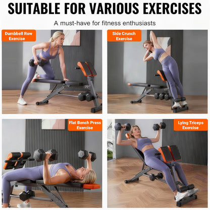 Multifunctional Adjustable Weight Bench