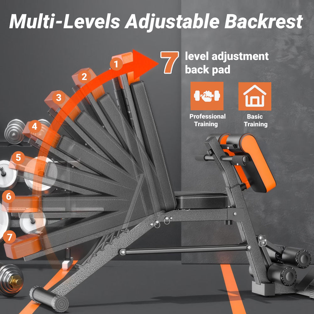Multifunctional Adjustable Weight Bench