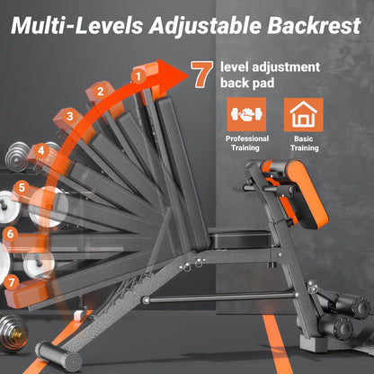 Multifunctional Adjustable Weight Bench