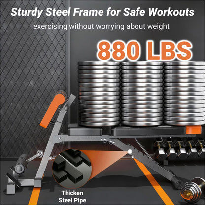 Multifunctional Adjustable Weight Bench