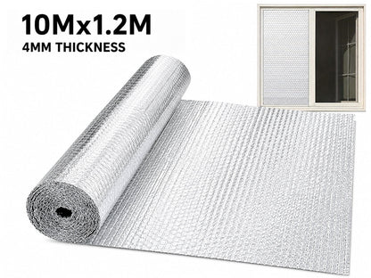 Double Layer Aluminium Bubble Foil Insulation (10mx1.2m)