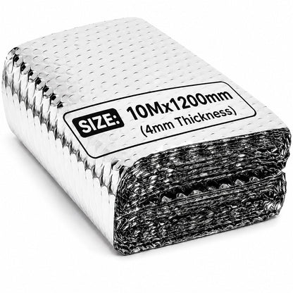 Double Layer Aluminium Bubble Foil Insulation (10mx1.2m)