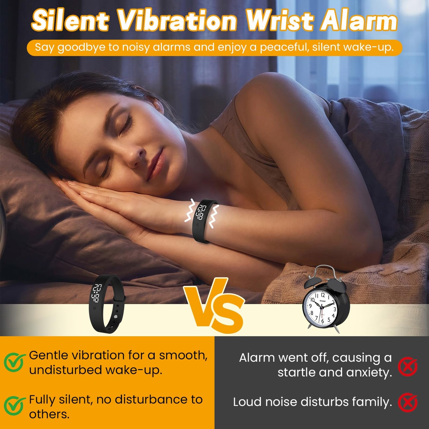 Vibrating Alarm Watch