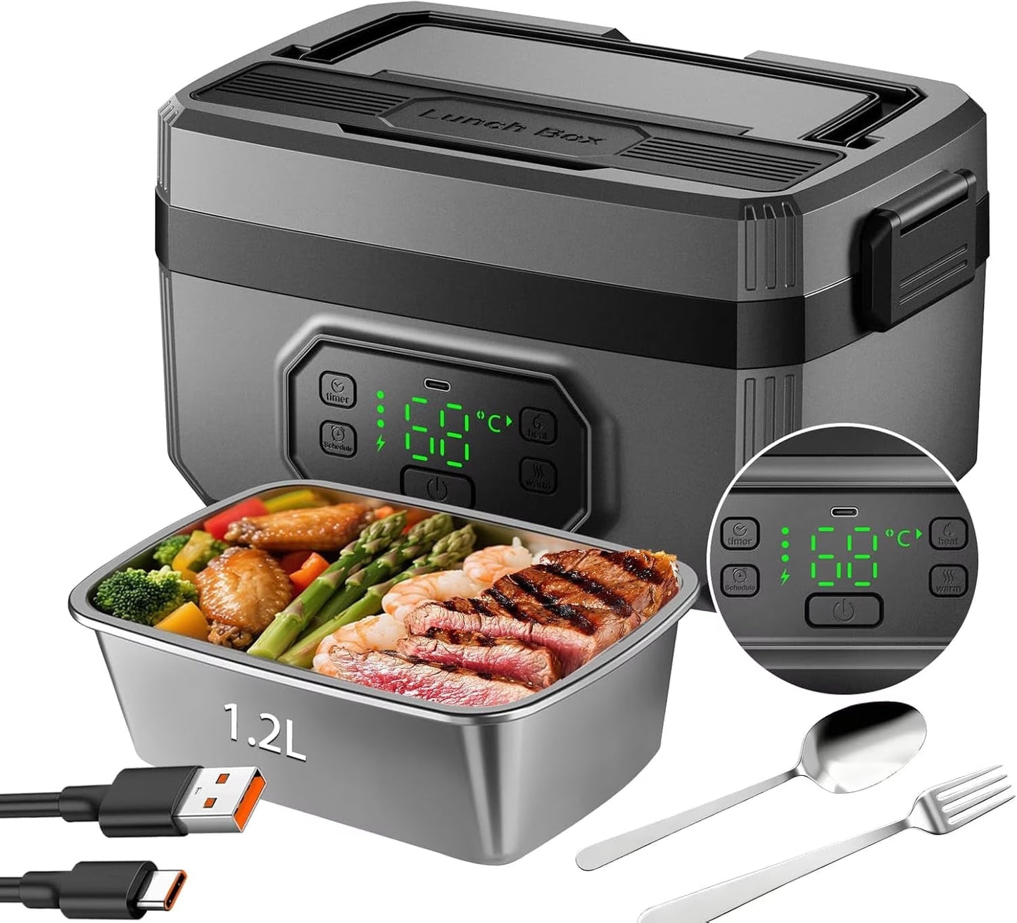 Electric Heated Lunch Box