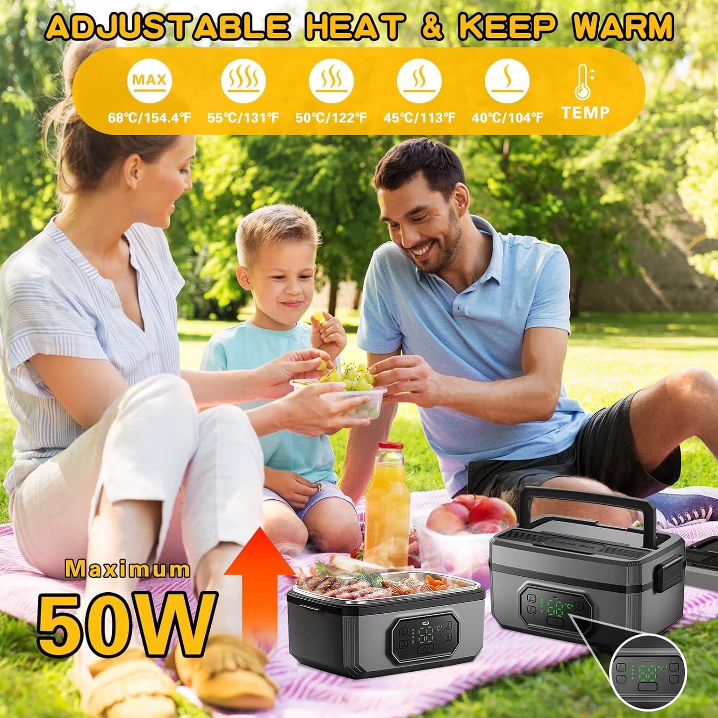 Electric Heated Lunch Box
