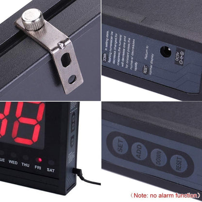 48cm Large Big Jumbo LED Wall Desk Clock Display With Calendar Temperature
