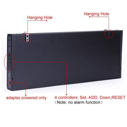 48cm Large Big Jumbo LED Wall Desk Clock Display With Calendar Temperature