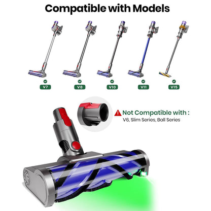 Dyson Brush LED Head V7 V8 V10 V11 Vacuum Cleaner Brush Head