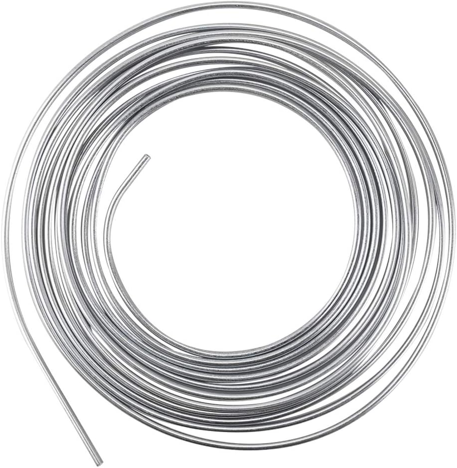 Brake Line Tubing Kit 3/16" OD 25 FT Coil Roll with Fittings