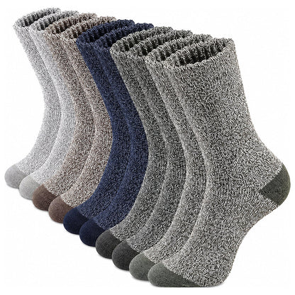 5 Pair Merino Wool Socks for Men Thick