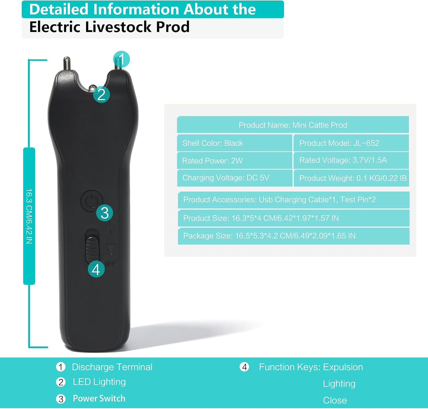 Handheld Cattle Prodder