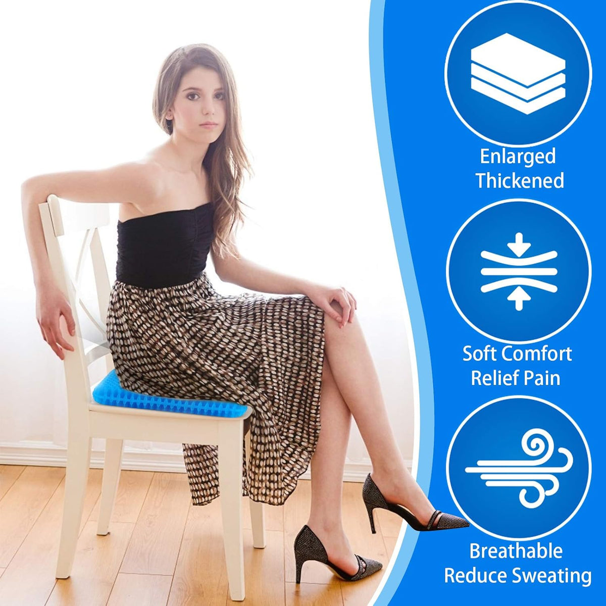Cool Gel Honeycomb Seat Cushion