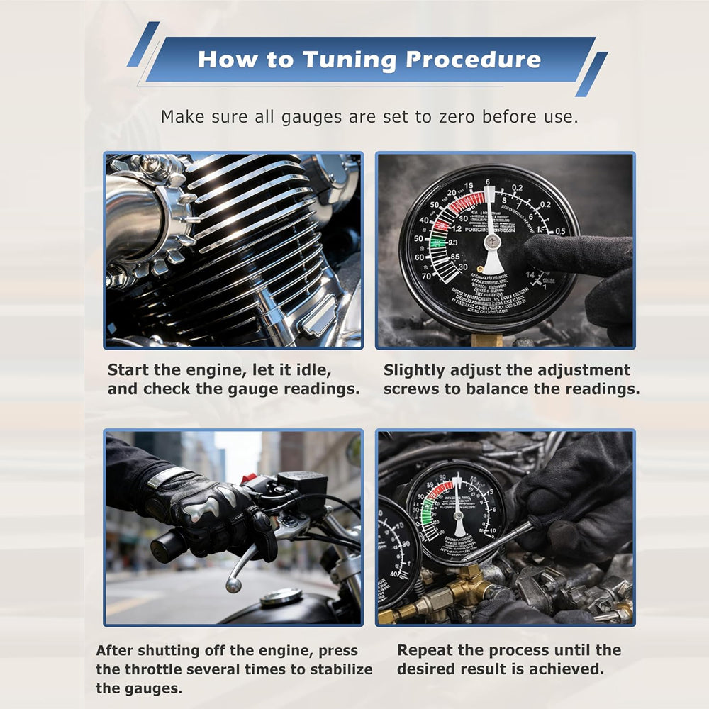 Carburetor Vacuum Synchronizer Kit