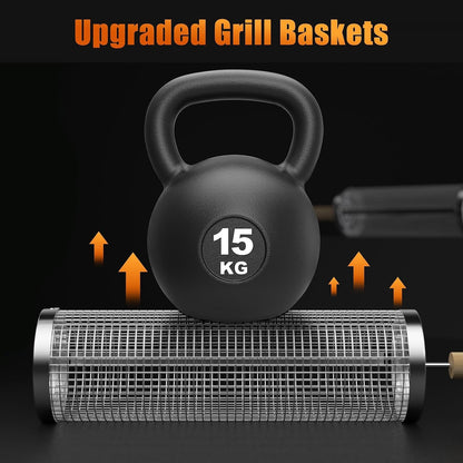 Rolling Grill Basket