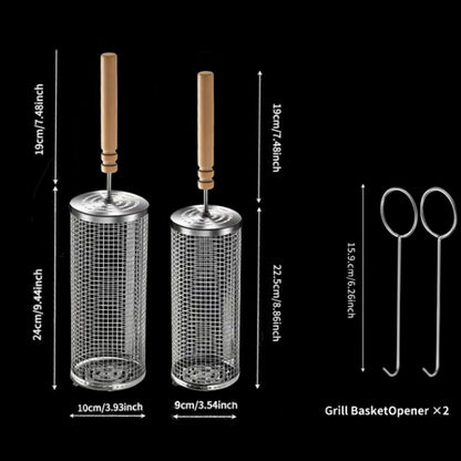 Rolling Grill Basket