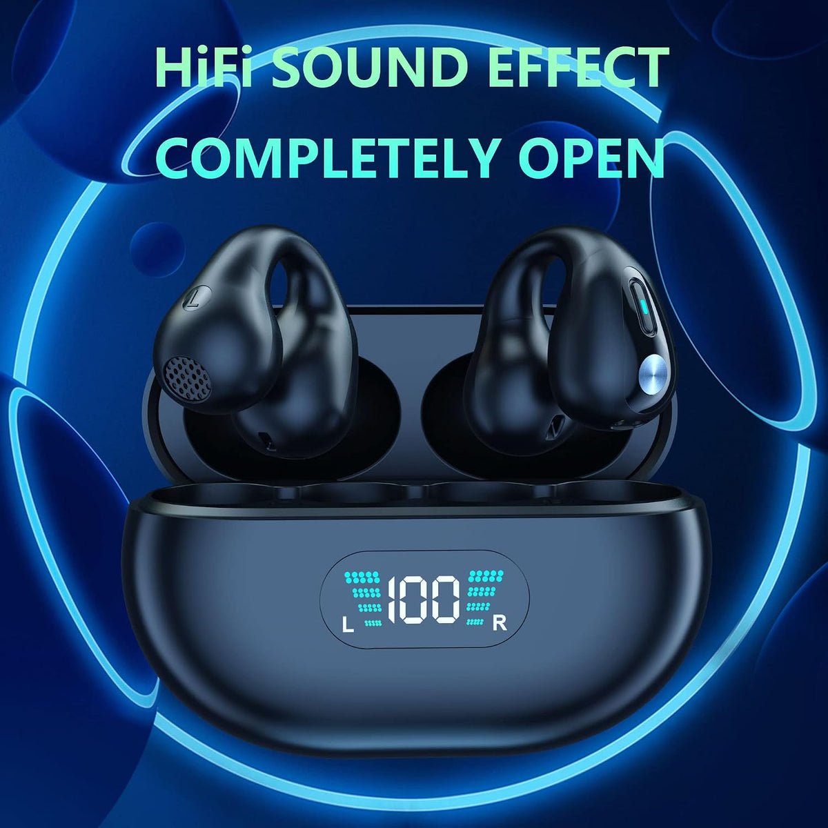 Open Ear Clip Headphones