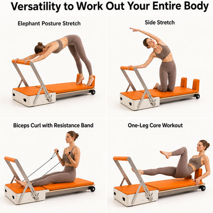 Foldable Pilates Reformer Machine