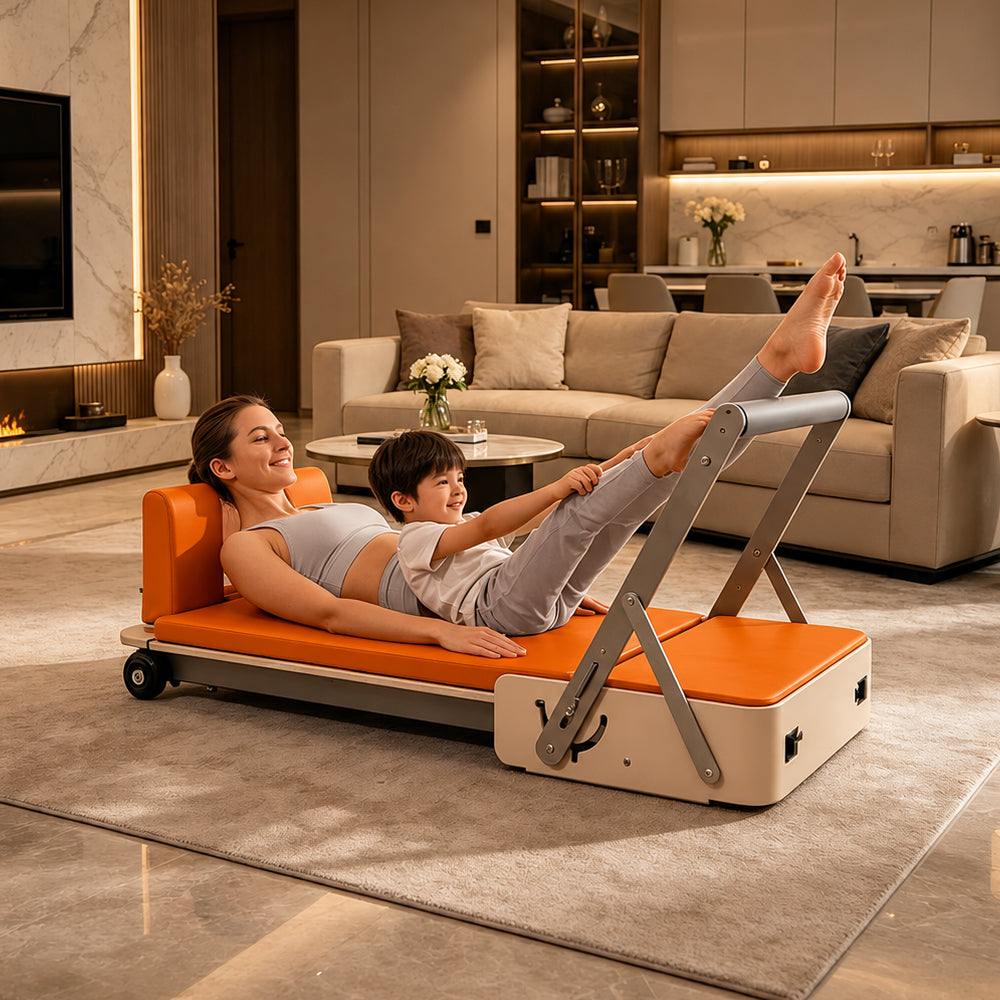 Foldable Pilates Reformer Machine