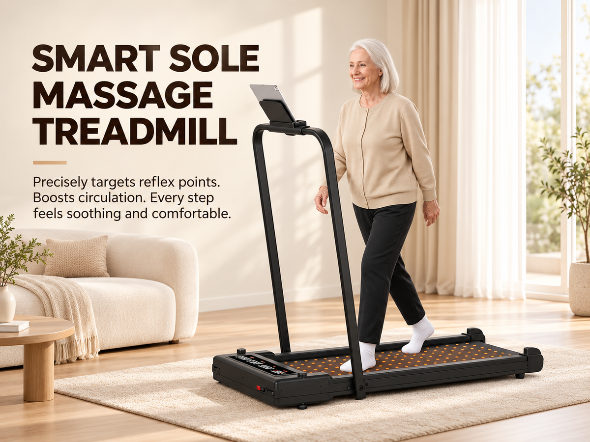 Foldable 4-in-1 Walking & Running Smart Treadmill