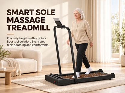 Foldable 4-in-1 Walking & Running Smart Treadmill
