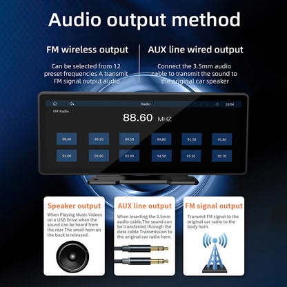 Apple Carplay Android auto Car Stereo Player 9"
