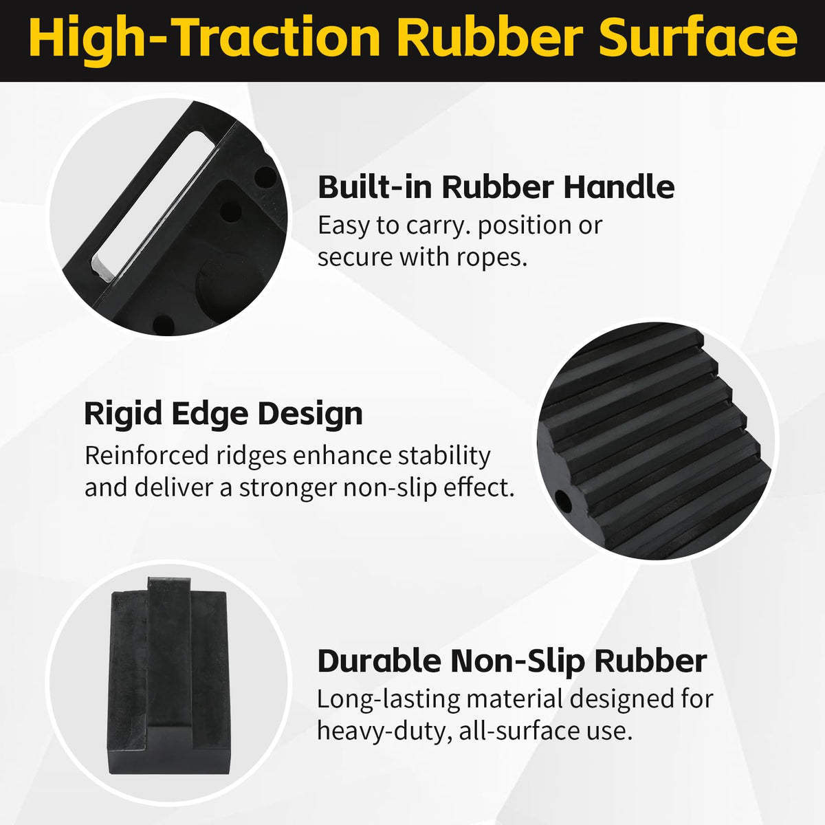2PCS Safety Wheel Chocks